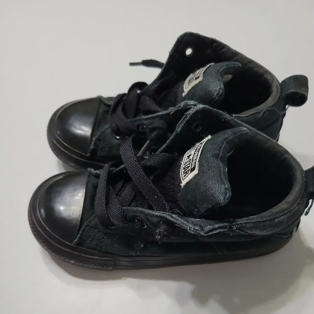 Converse Shoes Boys 10 Chuck Taylor All Star Sneakers Black‎ High Sneaker